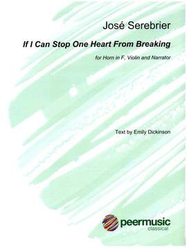 Serebrier, J: If I can stop one Heart from Breaking
