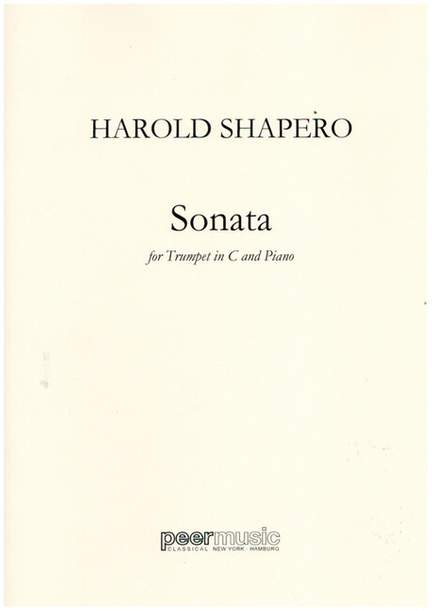 Shapero, H: Sonata