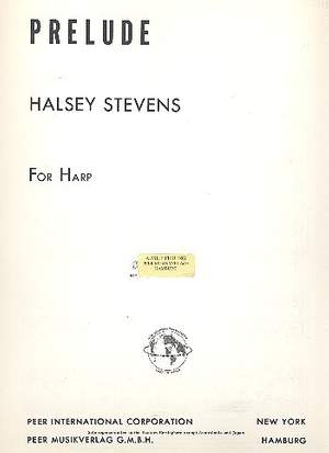 Stevens, H: Prelude for harp