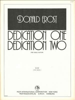 Frost, D: Dedication one and dedication two