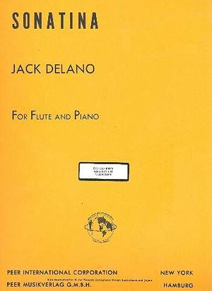 Delano, J: Sonatina for flute and piano