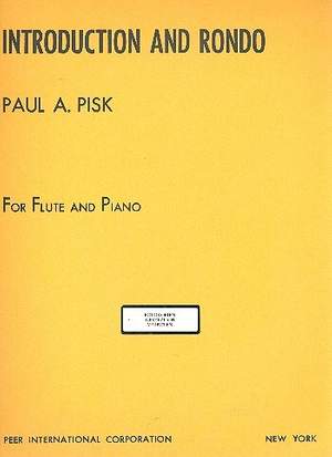 Pisk, P: Introduction and Rondo