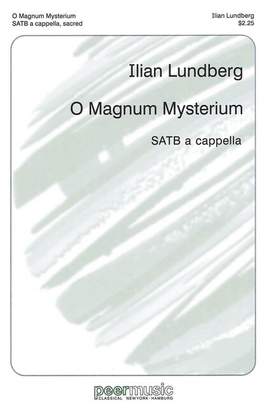 Lundberg, I: O Magnum Mysterium