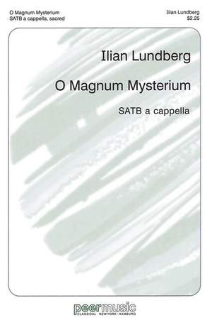 Lundberg, I: O Magnum Mysterium