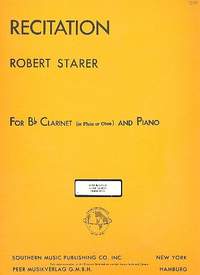 Starer, R: Recitation for oboe and piano