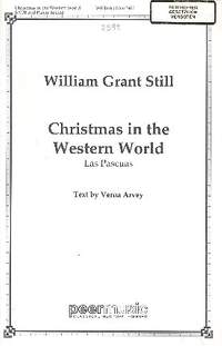 Still, W G: Christmas in the Western World