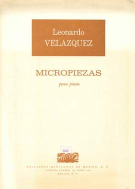 Velazquez, L: Micropiezas para pian