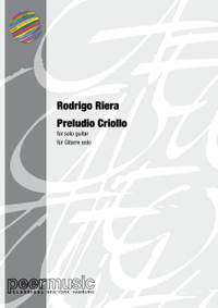 Riera, R: Preludio Criollo