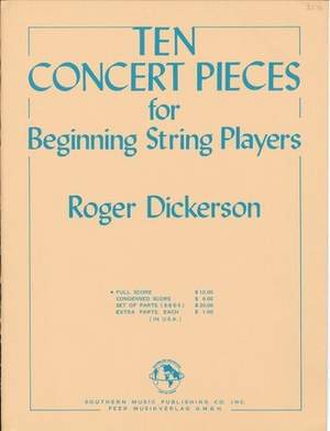 Dickerson, R: 10 concert Pieces for beginning Ülayers