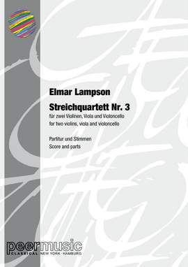 Lampson, E: Streichquartett Nr.3