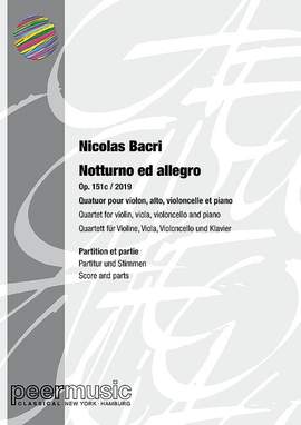Bacri, N: Notturno ed allegro op.151c
