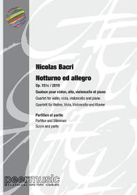 Bacri, N: Notturno ed allegro op.151c