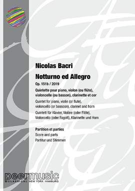 Bacri, N: Notturno ed Allegro op.151b