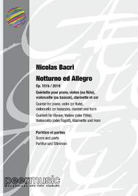 Bacri, N: Notturno ed Allegro op.151b
