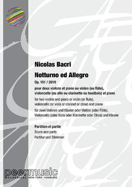Bacri, N: Notturno ed Allegro op.151