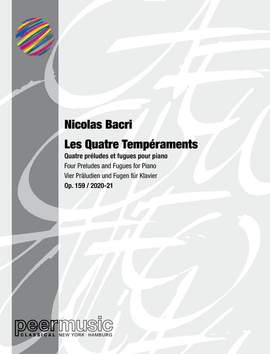 Bacri, N: Les Quatre Tempéraments op.159/2020-21