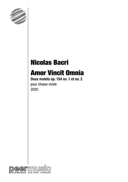 Bacri, N: Amor Vincit Omnia