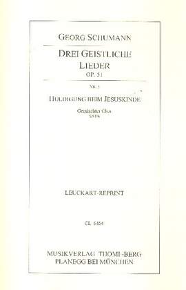 Schumann, G: Huldigung beim Jesuskinde op.51,3