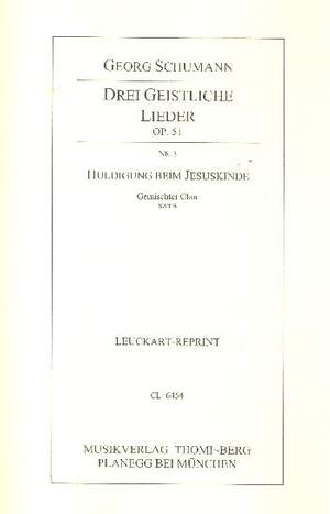 Schumann, G: Huldigung beim Jesuskinde op.51,3