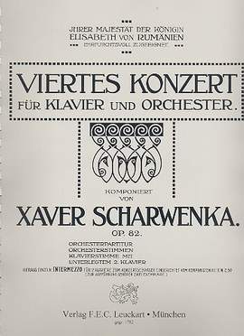 Scharwenka, X: Konzert f-Moll Nr.4 op.82 für Klavier und Orchester