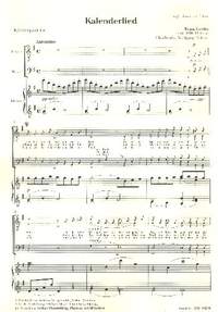 Grothe, F: Kalenderlied