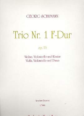 Schumann, G: Trio F-Dur Nr.1 op.25