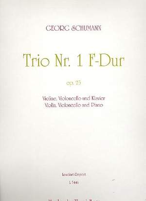 Schumann, G: Trio F-Dur Nr.1 op.25