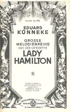 Kuenneke, E: Lady Hamilton: