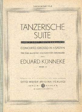 Kuenneke, E: Tänzerische Suite op.26