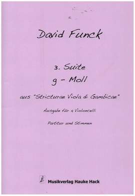 Funck, D: Suite g-Moll Nr.3 aus "Structurae Viola di Gambicae"
