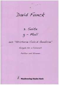 Funck, D: Suite g-Moll Nr.3 aus "Structurae Viola di Gambicae"