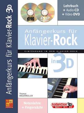 Angermueller, T: Anfängerkurs Klavier 3D (+CD +DVD):