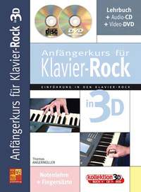 Angermueller, T: Anfängerkurs Klavier 3D (+CD +DVD):
