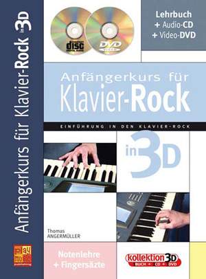 Angermueller, T: Anfängerkurs Klavier 3D (+CD +DVD):