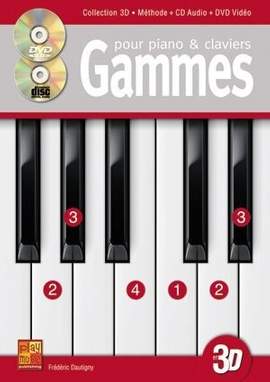 Dautigny, F: Gammes Improvisation Clavier 3D (+CD +DVD)