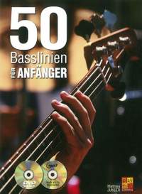 Junger, M: 50 Basslinien für Anfänger (+CD +DVD):