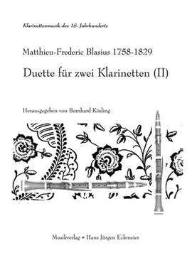 Blasius, F: 6 Duette für 2 Klarinetten II
