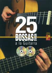 Santos, A: 25 Bossas Novas a la Guitarra (+mp3+DVD)
