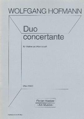 Hofmann, W: Duo concertante op.H80d