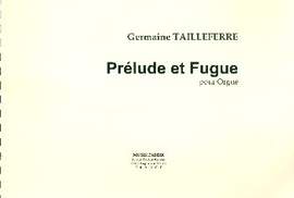 Taillefesse, G: Prelude et fugue