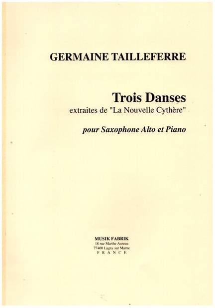 Taillefesse, G: 3 Danses