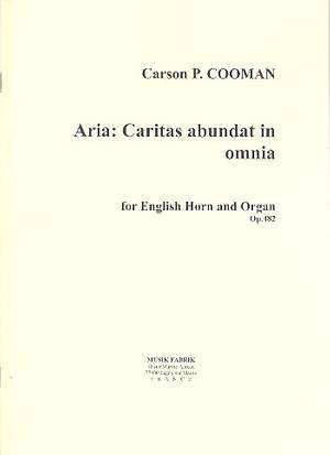 Cooman, C: Aria: Caritas abundat in omnia op.482