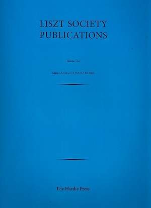 Liszt, F: Liszt Society Publications vol.2
