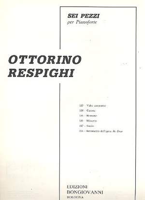 Respighi, O: Valse caressante