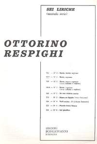 Respighi, O: Notte