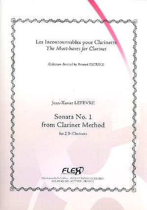 Lefèvre, J: Sonata No.1 from Clarinet Method