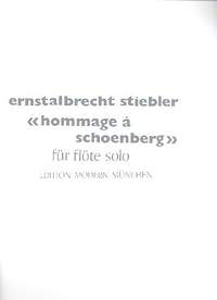 Stiebler, E: Hommage à Schoenberg