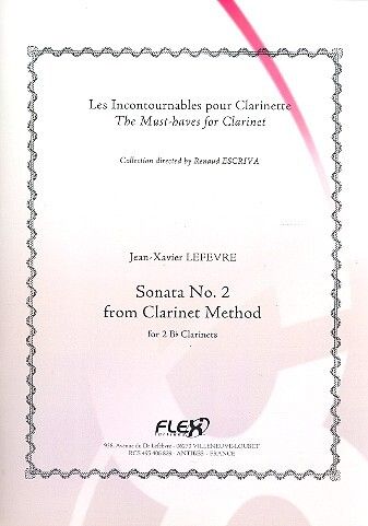 Lefèvre, J: Sonata no.2 from Clarinet Method