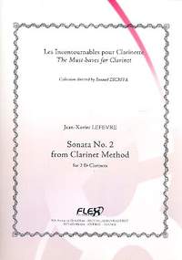 Lefèvre, J: Sonata no.2 from Clarinet Method