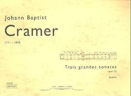 Cramer, J B: 3 grandes sonates op.29